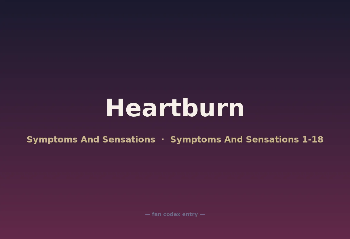 Heartburn